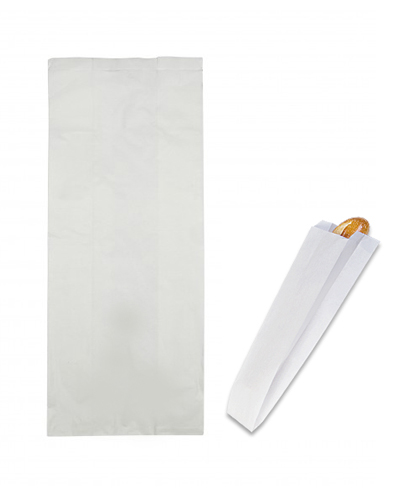 Large White Paper Bread Bag - Dowlings