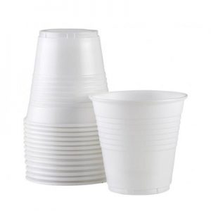 Plastic White Cup 185ml 6oz